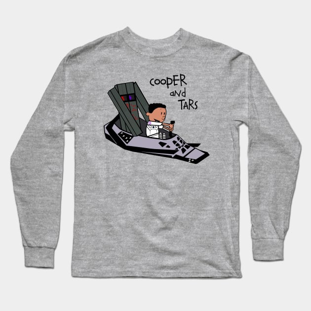 Cooper and TARS Long Sleeve T-Shirt by CineFluxProd